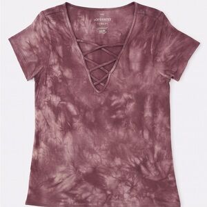 🌸 Soft & Sexy Tie-Dye Crisscross Tee (American Eagle) – Size M 🌸